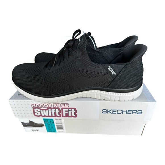 Skechers Women's Virtue Swift Fit Hands Free Shoe Black Size 10 - Picture 5 of 8